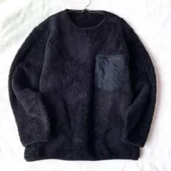【ユニクロ】ファーリーフリースプルオーバー 肩ボタン 胸ポケット有 XL