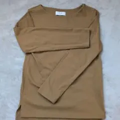 SLOBE IENA　カットソー　ボートネック　ロンT　日本製　FREE