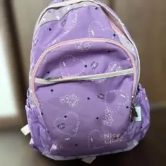 Nice Claup リュック パープル ハート柄のサムネイル