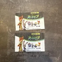 ダイソー　ズートピア　貼ってはがせるエコワッペン2枚セット