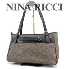美品✨ NINA RICH ニナリッチ ハンドバック レザー ジラフ柄
