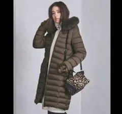 ユナイテッドアローズ フォックスファー UBCB フーデッド ダウンコート36