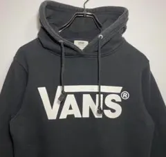Vans バンズ　スウェットパーカー　サイズL フーディー　デカロゴ　希少　古着のサムネイル