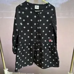 水玉模様のワンピース 110センチ