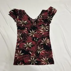 Gal Fit ボタニカル柄 半袖カットソーのサムネイル