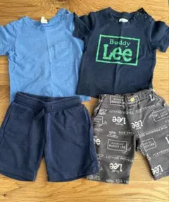 Buddy Lee・H &M Tシャツとショートパンツ4点セット　90センチ