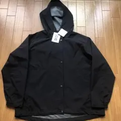 【新品未使用】　防風、透湿、撥水機能付き ウィンドブレーカー　ブラックLサイズ
