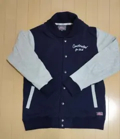 Dickies（137） スウェットスタジャン ネイビー グレー XLのサムネイル