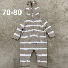 gelatopique ジェラートピケ ベビー服 アニマルロンパース 70 80