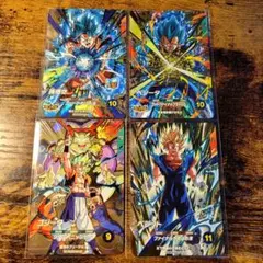 ゴジータGDR、ベジットGDR、孫悟空GDR、ベジータGDR 4枚セット