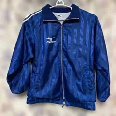 Mizuno ウィンドブレーカー 裏起毛 ネイビー M