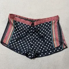 ザラZara Trafaluc Collection M ドット柄ショートパンツ