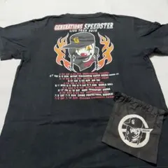 190)オマケ付きGENERATIONS SPEEPSTER ツアーTシャツ