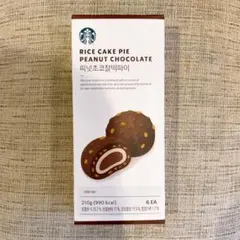 韓国限定　スターバックス　Starbucks ピーナッツチョコもちパイ お菓子のサムネイル