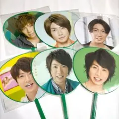 6枚セット／未使用／ほぼ未開封 嵐 相葉雅紀 コンサート公式グッズ ミニうちわ