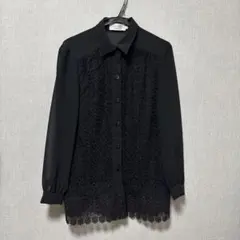 CHALET BLANC ブラック 長袖シャツ