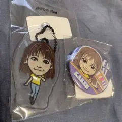 鷲尾玲奈　藤井夏恋　缶バッジ　クリアチャーム