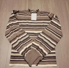 レイカズン　ボーダーニット