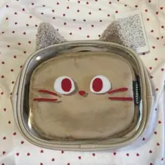 STARBUCKS バレンタイン2025 ファーポーチinクリアポーチセット