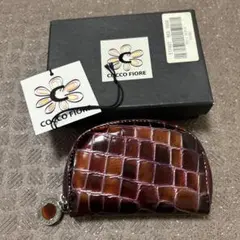 【未使用】コッコフィオーレ コインケース 　ワイン
