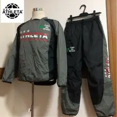 上下セットアップ◆ナイロン ピステ 裏地メッシュ◇ブラック×グレー Sサイズ