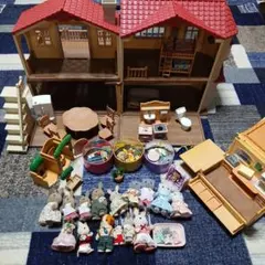 シルバニアファミリー　赤い屋根の大きなおうちセット