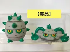【美品】　ポケモンキッズ　指人形　テッシード　ナットレイ　進化2体セット　まとめのサムネイル