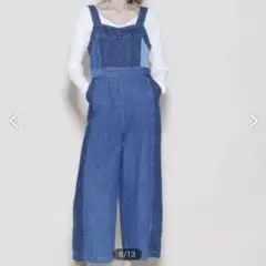 GRACE CONTINENTAL パッチワークサロペット 36 日本製 美品のサムネイル