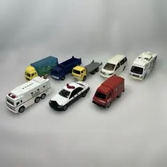 トミカ　8台　まとめ売り　郵便サンバー　パトカー　消防救助機動部隊　他