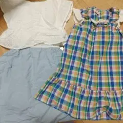 かわいい女児ワンピース２枚セット120cm