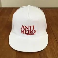 antihero　アンタイヒーロー　メッシュキャップ　白