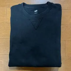 ユニクロ スウェットシャツ トレーナー Lサイズ 黒