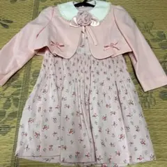 ワンピジャケットセット　入学式　発表会　フォーマル　パステル