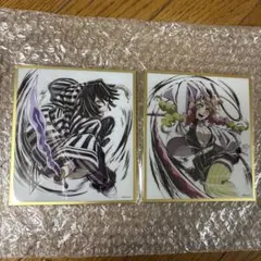 鬼滅の刃 WEBSHOPくじ アクリル色伊黒小芭内　甘露寺蜜璃　おばみつ