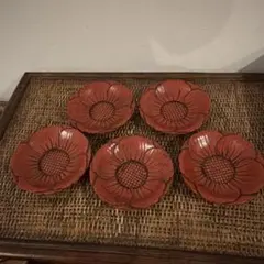 蓮にカエル、青銅製茶托5枚、高岡銅器 - メルカリ