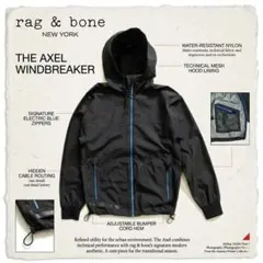 rag&bone ラグアンドボーン　ririジップ パーカー　ウインドブレーカーのサムネイル