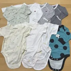 半袖、長袖ロンパース 8点セット