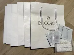 DECORTÉ ショップ袋 6枚セット サンプル付きのサムネイル