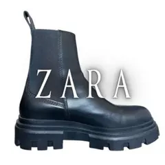ZARA ボリュームチェルシーブーツ 42 - メルカリ