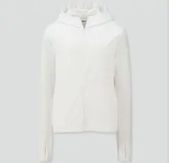 UNIQLO(ユニクロ)エアリズム UVメッシュパーカー 白 XL