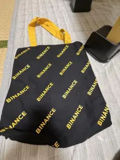 BINANCE トートバッグ ブラック イエロー