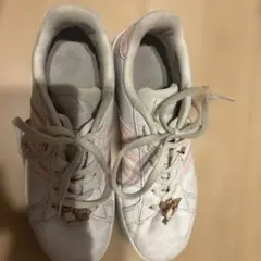 adidas スニーカー ホワイト/ピンク