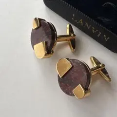 LANVIN ゴールドメッキ カフリンクスのサムネイル