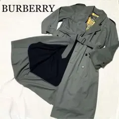 希少 BURBERRY ライナー付 トレンチコート ノバチェック ダークグレーのサムネイル