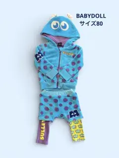 BABYDOLL ベビードール モンスターズインクセットアップ80