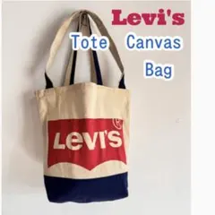 Levi's ロゴ入り キャンバス 2way トートバッグ