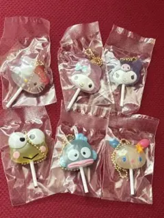 サンリオキャラクターズ カラフルキャンディチャーム 全６種コンプリートセット