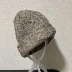 美品 CLIPPER CASUALS クリッパーカジュアル 帽子 ニット帽 茶のサムネイル