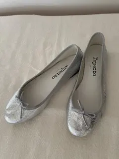 極美品☆Repetto レペット バレエ フラットシューズ37 スエード グレー