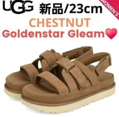 新品 UGG アグ GOLDENSTARGLEAM サンダル ベージュ - メルカリ